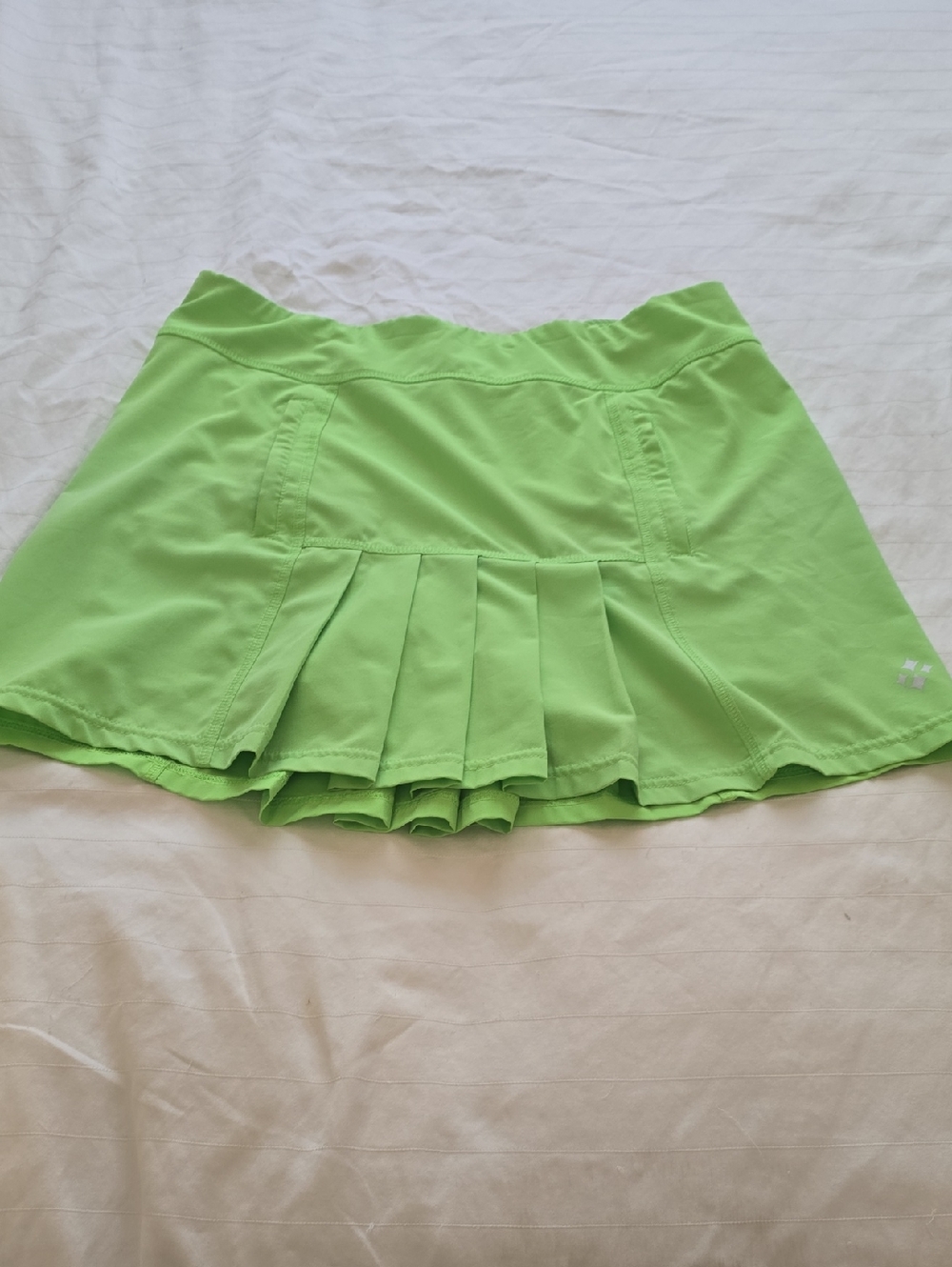 Jofit Light Green Pleated Athletic Mini Skirt XL(missing)